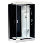 Душевая кабина Royal Bath RB8120HP6-BT-CH-R (черное/прозрачное)